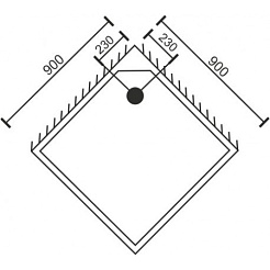 Royal Bath Душевой поддон RB 90HP – фотография-2